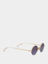 Ahlem Peony Gold Lépine Round Sunglasses