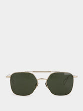 Ahlem Louxor Green Aviator Sunglasses