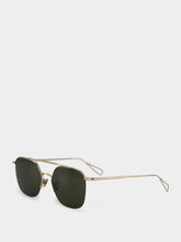 Ahlem Louxor Green Aviator Sunglasses