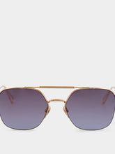 Ahlem Louxor Peony Gold Aviator Sunglasses