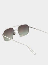 Ahlem Ruthenium Brushed Haussmann Square Sunglasses