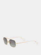 Ahlem Champagne Green Gradient Clovis Sunglasses