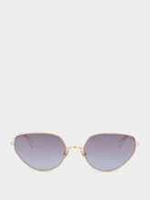 Ahlem Champagne Blue Gradient Harpe Sunglasses