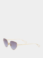 Ahlem Champagne Blue Gradient Harpe Sunglasses