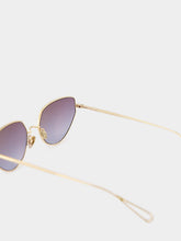 Ahlem Champagne Blue Gradient Harpe Sunglasses
