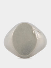 MM6 Maison Margiela Modernist Silver Signet Ring
