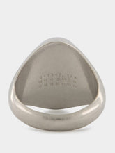 MM6 Maison Margiela Modernist Silver Signet Ring