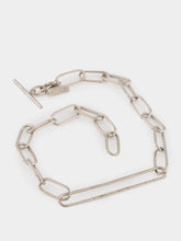 MM6 Maison Margiela Brass Chain Necklace With Elongated Links