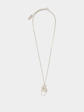 MM6 Maison Margiela Silver Brass Pendant Necklace