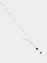 MM6 Maison Margiela Polished Palladio Pendant Necklace
