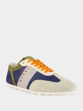 Marni Blue and Multicolour Softy Soccer Low-Top Sneakers