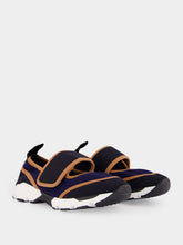Marni Deep Blue and Black Mary Jane Running Sneaker