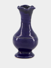 Casa Lopez Cobalt Blue Ceramic Soliflore Vase