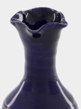 Casa Lopez Cobalt Blue Ceramic Soliflore Vase