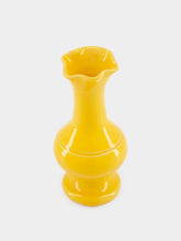 Casa Lopez Yellow Ceramic Soliflore Vase