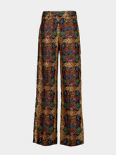 Sonia Dreamframe Print Printed Silk Twill Pants
