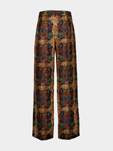 Paula Sonia Dreamframe Print Printed Silk Twill Pants