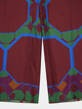 Paula Sonia Octa Print Printed Silk Twill Pants