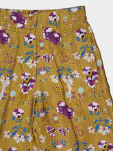 Paula Sonia Floral Psic Printed Silk Twill Pants