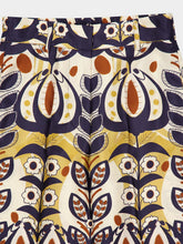 Paula Sonia Wonderland Printed Silk Twill Pants