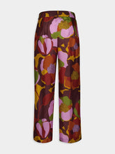 Sonia Floral Printed Silk Twill Pants | PDP - Fashion Clinic