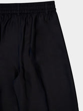 Paula Sonia Black Silk Twill Pants