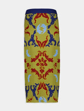 Paula Spar Jacquard Pencil Skirt