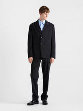 Prada Black Wool Blend Trousers