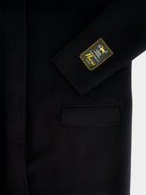 Marni Black Wool-Cashmere Collarless Coat