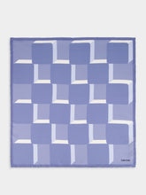 Tom Ford Light Blue Silk Pocket Square