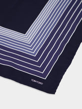 Tom Ford Geometric Silk Pocket Square