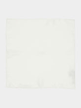 Tom Ford Chalk Satin Silk Pocket Square