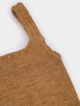 Hunza G Metallic Cocoa Square Neck Nile Swimsuit