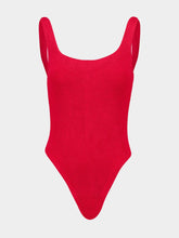 Hunza G Square Neck Red Swimsuit