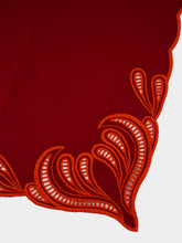Borgo Delle Tovaglie Tecla Linen Placemat My Heart Red