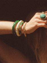 Aurélie Bidermann Positano Lapis Emerald Green Bangle