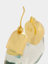 Lizzie Fortunato Organic Hoops in Aqua
