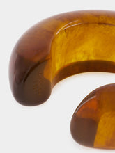 Lizzie Fortunato Tortoise Resin Arc Cuff Bracelet