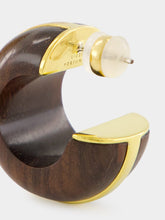 Lizzie Fortunato Halo Hoops in Acacia Wood