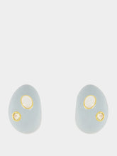 Lizzie Fortunato Blue Arpin Studded Mist Mini Earrings