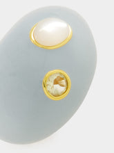 Lizzie Fortunato Blue Arpin Studded Mist Mini Earrings