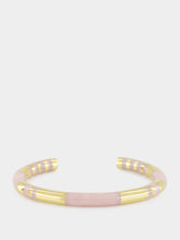 Aurélie Bidermann Pink Mother-of-Pearl Positano Bangle