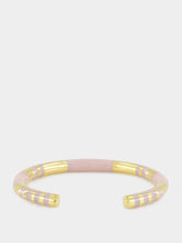 Aurélie Bidermann Pink Mother-of-Pearl Positano Bangle