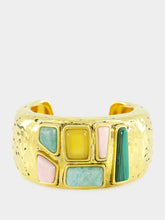 Aurélie Bidermann Sagane Multistone Cuff Bracelet