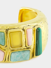 Aurélie Bidermann Sagane Multistone Cuff Bracelet