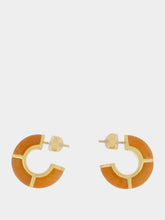 Lizzie Fortunato Peach Zellige Hoop Earrings