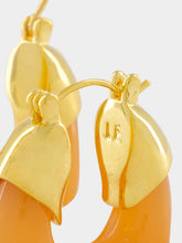 Lizzie Fortunato Tangerine Mini Organic Hoops