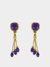 Aurélie Bidermann Lapis Lazuli Miki Earrings