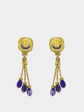 Aurélie Bidermann Lapis Lazuli Miki Earrings