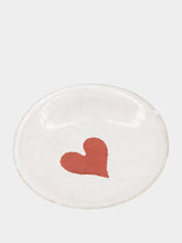 Astier de Villatte Small Red Heart Dish